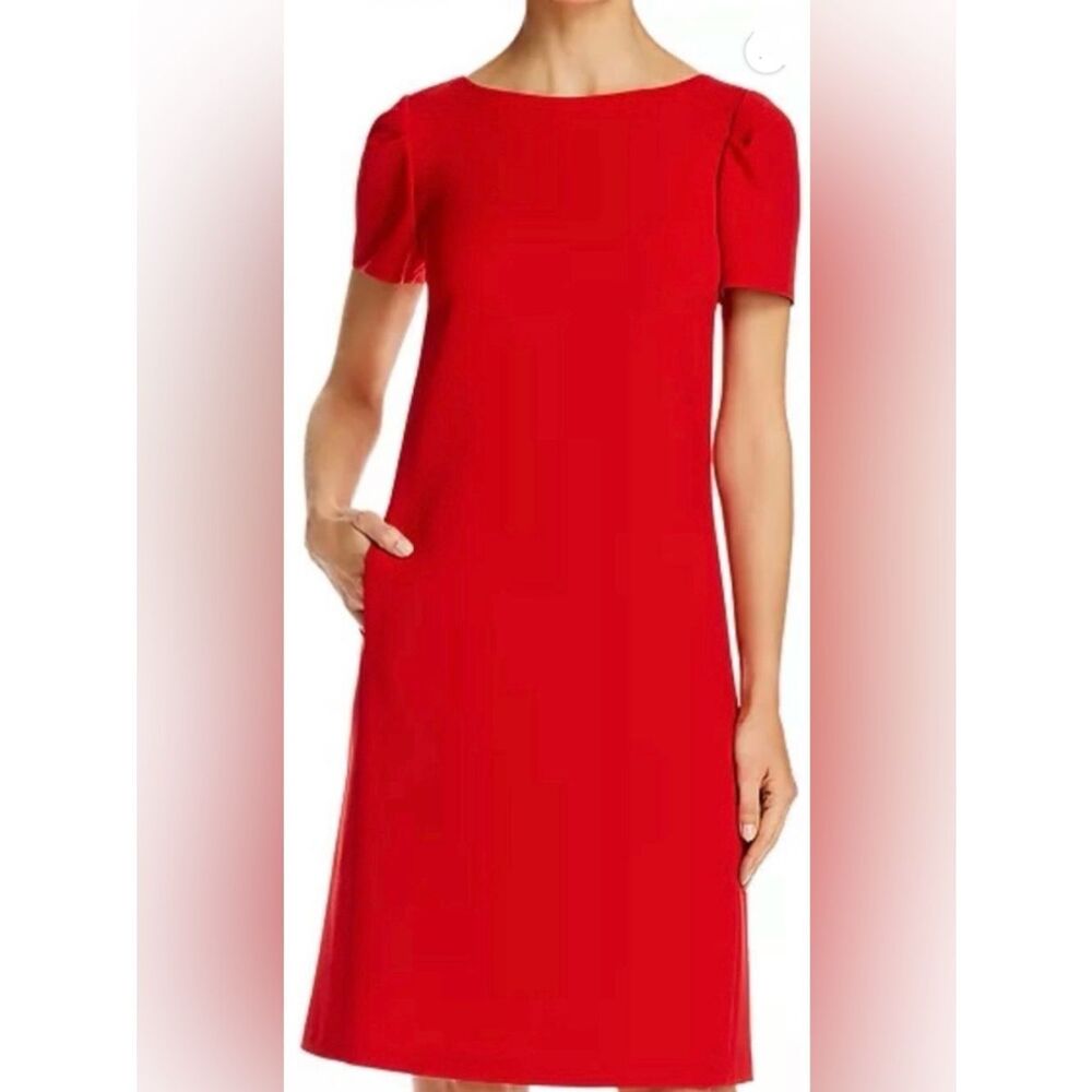 Lafayette 148 New York Cohen Puff Sleeve Shift Dress